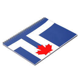 De vlag van Toronto (Canada) Notitieboek