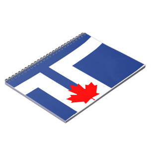 De vlag van Toronto (Canada) Notitieboek