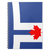 De vlag van Toronto (Canada) Notitieboek (Voorkant)