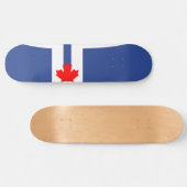 De vlag van Toronto (Canada) Persoonlijk Skateboard (Horizontaal)