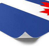 De vlag van Toronto (Canada) Poster (Hoek)