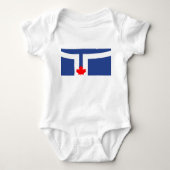 De vlag van Toronto (Canada) Romper (Voorkant)