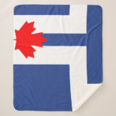 De vlag van Toronto (Canada) Sherpa Deken (Voorkant)