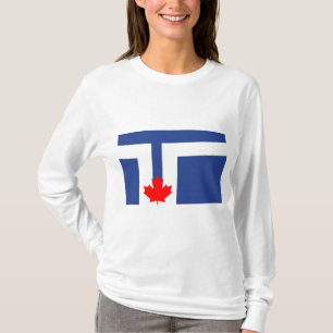 De vlag van Toronto (Canada) T-shirt