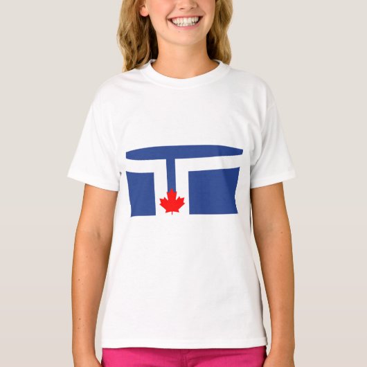 De vlag van Toronto (Canada) T-shirt (Voorkant)