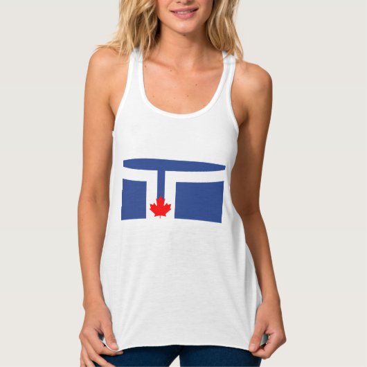De vlag van Toronto (Canada) Tanktop (Voorkant)