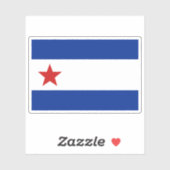 De vlag van Trinidad, Cuba Sticker (Vel)