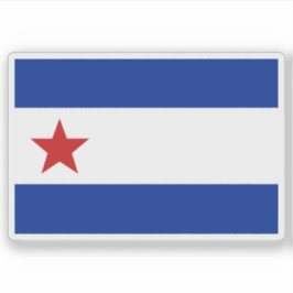 De vlag van Trinidad, Cuba Sticker