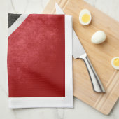 De vlag van Trinidad en Tobago; Theedoek (Quarter Fold)