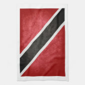 De vlag van Trinidad en Tobago; Theedoek (Verticaal)