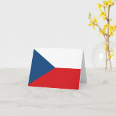 De vlag van Tsjechië Kaart (Gele Bloem)