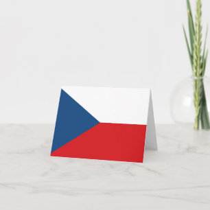 De vlag van Tsjechië Kaart