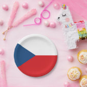 De vlag van Tsjechië Papieren Bordje (Feest)