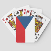 De vlag van Tsjechië Pokerkaarten (Achterkant)