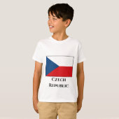 De vlag van Tsjechië T-shirt (Voorkant volledig)