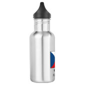 De vlag van Tsjechië Waterfles (Links)