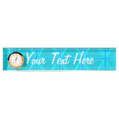 De vlag van Turquoise Union Jack past het aan Naambordje (Voorkant)