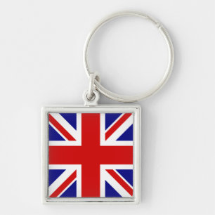 De vlag van Union Jack Sleutelhanger