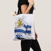 de vlag van Uruguay Tote Bag (Dichtbij)