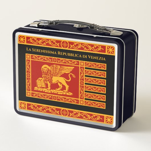 De vlag van Venetië, Italië (Achterkant)