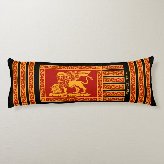 De vlag van Venetië, Italië Lichaamskussen (Achterkant)