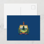 De vlag van Vermont Briefkaart (Voorkant / Achterkant)