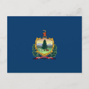 De vlag van Vermont Briefkaart