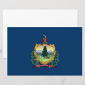 De vlag van Vermont Briefpapier (Voorkant / Achterkant)