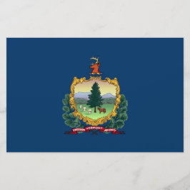 De vlag van Vermont Briefpapier