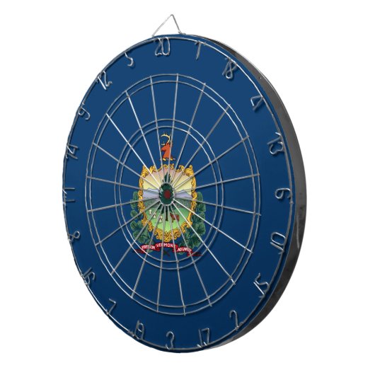 De vlag van Vermont Dartbord (Voorkant Rechts)