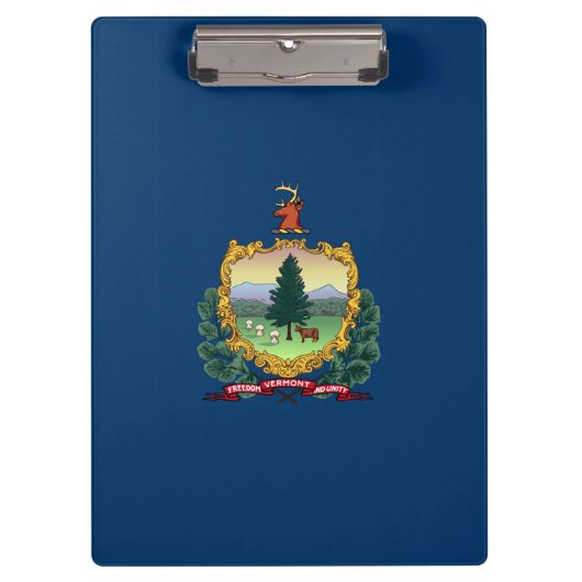 De vlag van Vermont Klembord (Voorkant)
