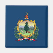 De vlag van Vermont Magneet (Voorkant)