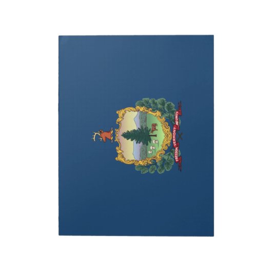 De vlag van Vermont Notitieblok (Linkerzijde)