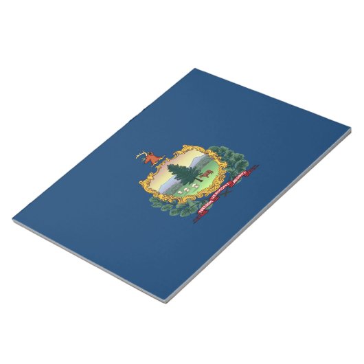 De vlag van Vermont Notitieblok (Schuin)