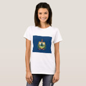 De vlag van Vermont T-shirt (Voorkant volledig)