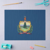 De vlag van Vermont Tissuepapier (Craft)
