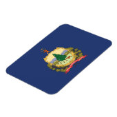 De vlag van Vermont, Verenigde Staten van Amerika Magneet (Linkerzijde)