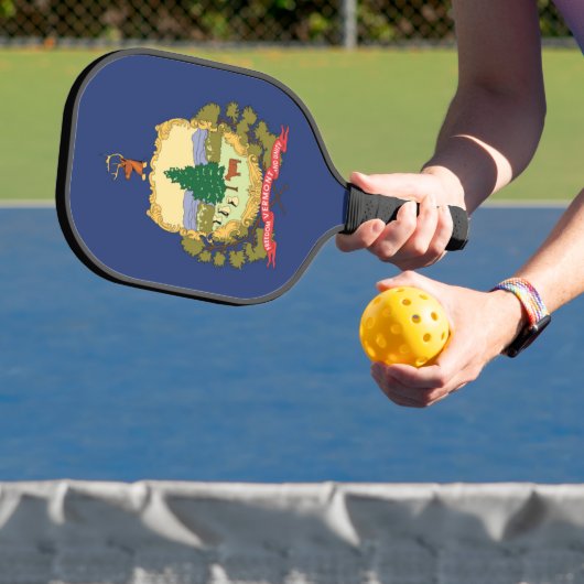 De vlag van Vermont, Verenigde Staten van Amerika Pickleball Paddle (Insitu)