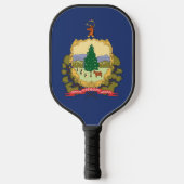 De vlag van Vermont, Verenigde Staten van Amerika Pickleball Paddle (Voorkant)