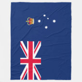 De vlag van Victoria (Australië) Fleece Deken (Voorkant)