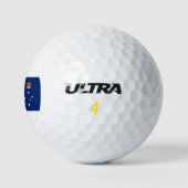 De vlag van Victoria (Australië) Golfballen (Logo)