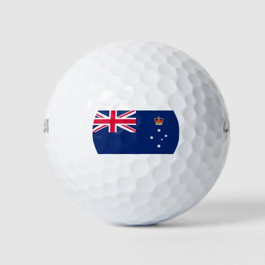 De vlag van Victoria (Australië) Golfballen (Voorkant)