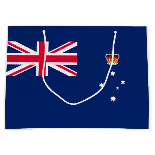 De vlag van Victoria (Australië) Groot Cadeauzakje (Voorkant)