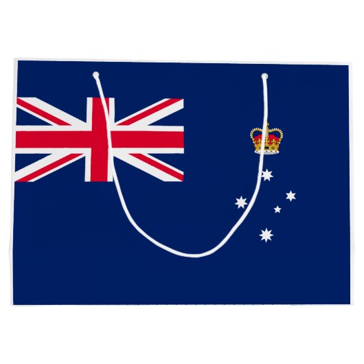 De vlag van Victoria (Australië) Groot Cadeauzakje (Achterkant)