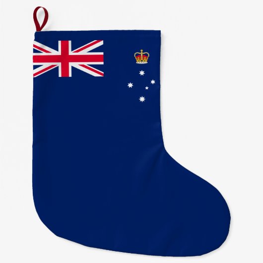 De vlag van Victoria (Australië) Grote Kerstsok (Voorkant)