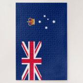 De vlag van Victoria (Australië) Legpuzzel (Verticaal)