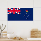 De vlag van Victoria (Australië) Poster (Keuken)