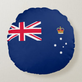 De vlag van Victoria (Australië) Rond Kussen