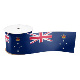De vlag van Victoria (Australië) Satijnen Lint