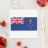 De vlag van Victoria (Australië) Servet (Insitu)